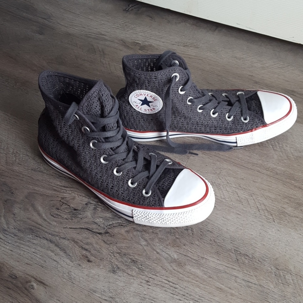 Rare Converse open weave high top